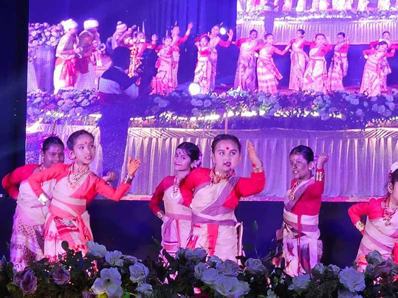These very little but perfect Bihu dancer Angels perform so well, like perfect matured Bihu performers. Congratulations to these artists and pray Shri Gurudev and Maharishi ji to bless them for evolutionay growth in their life.