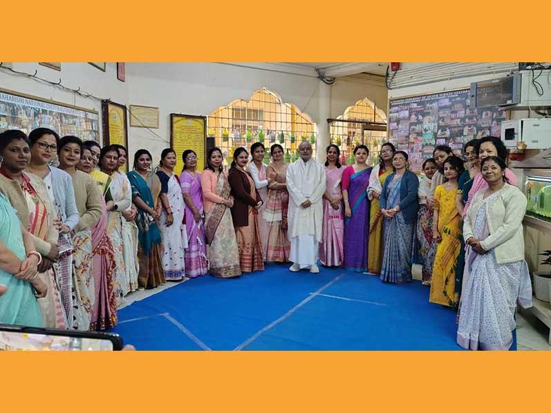 214 meditators have received Vedic Divine Technique from Brahmachari Girish ji at Guwahati.