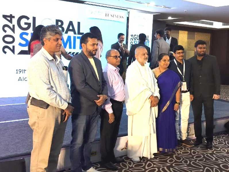 Brahmachari Girish Ji has attended and delivered inaugural address at Global Business and Education Summit 2024 at Bangalore Karnataka.