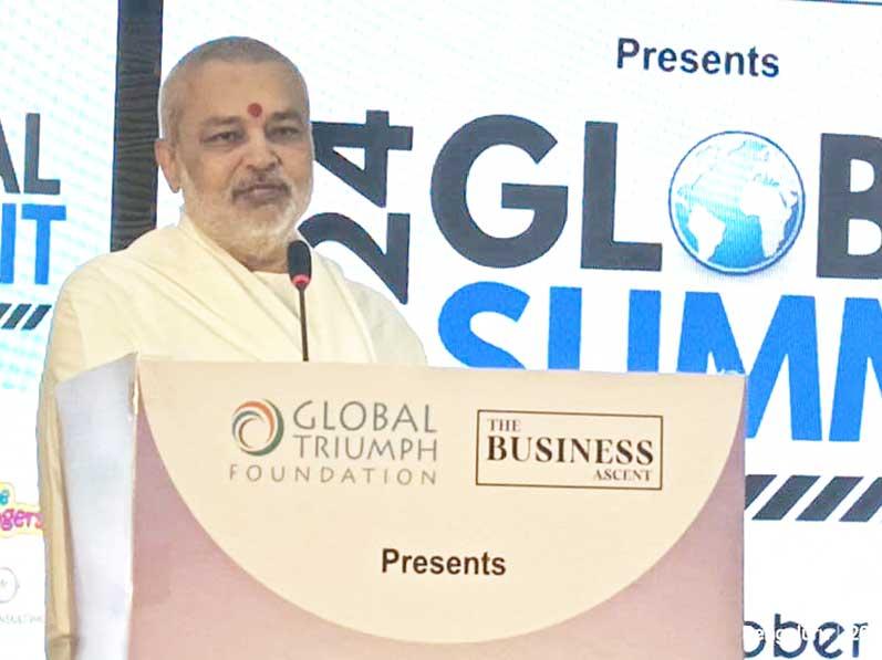 Brahmachari Girish Ji has attended and delivered inaugural address at Global Business and Education Summit 2024 at Bangalore Karnataka.