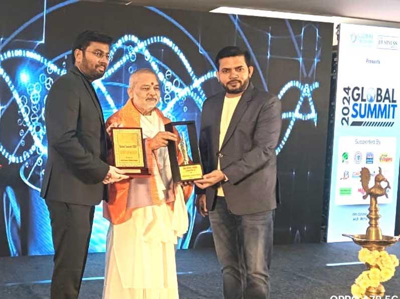 Brahmachari Girish Ji has attended and delivered inaugural address at Global Business and Education Summit 2024 at Bangalore Karnataka.
