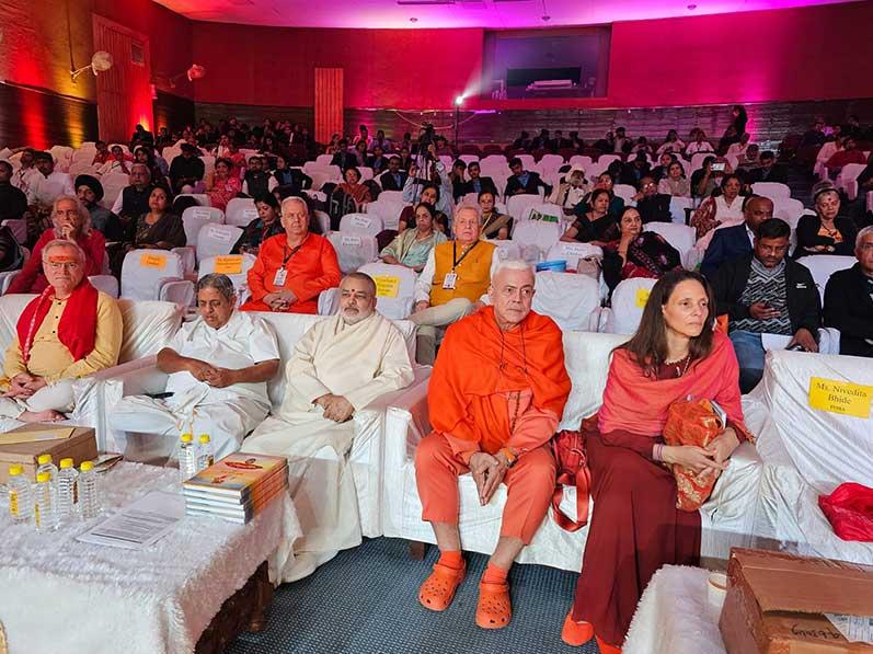 Brahmachari Girish Ji has participated in ''International United Consciousness Conclave 2023'' at Ujjain. Several Indian and International Yoga experts and Spiritual scholars have participated including Famous Guru Nagendra ji, Chancellor of S Vyasa University, Bangalore and Brahmachari Girish Momaya ji from Maharishi University Netherlands. The conclave was organised by convener Shri Vikrant Singh Tomar.
