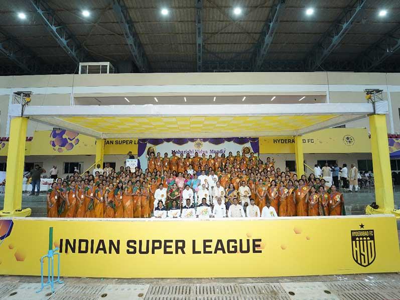 Maharishi Vidya Mandir Kondapur, Hyderabad, celebrated its Silver Jubilee Celebrations on 7th December 2024 at GMC Balayogi Athletic Stadium, Gachibowli, Hyderabad, on a grand scale.