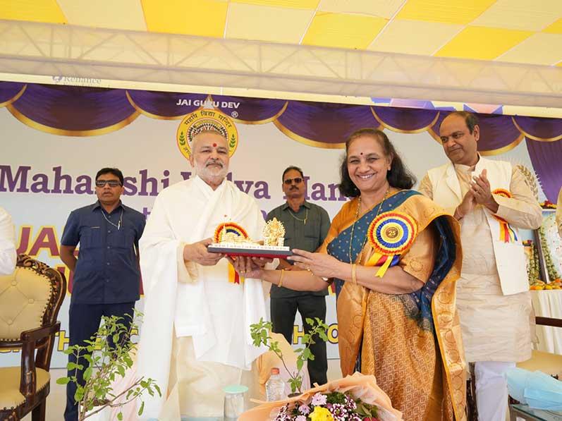 Maharishi Vidya Mandir Kondapur, Hyderabad, celebrated its Silver Jubilee Celebrations on 7th December 2024 at GMC Balayogi Athletic Stadium, Gachibowli, Hyderabad, on a grand scale.