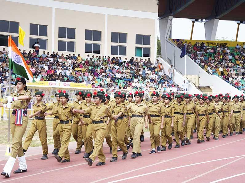 Maharishi Vidya Mandir Kondapur, Hyderabad, celebrated its Silver Jubilee Celebrations on 7th December 2024 at GMC Balayogi Athletic Stadium, Gachibowli, Hyderabad, on a grand scale.