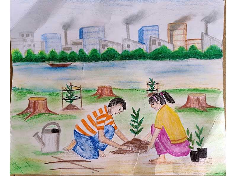 Kaina Sultan, Class - IV, MVM Tezpur
