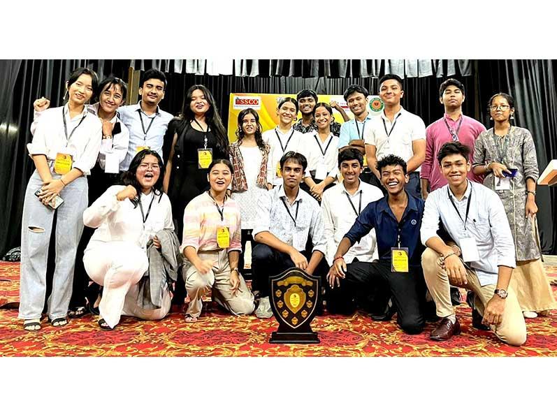 MVM Silpukhuri, Assam : Students of Maharishi Vidya Mandir Silpukhuri participated at Ramdhenu Model United Nations organized by Srishti Socio Cultural Organization in collaboration with Ministry of Assam at Pandu College, Maligaon, Guwahati on 9th and 10th September 2023. Maharishi Vidya Mandir Silpukhuri secured Best institution award along with many other achievements by Maharishi students which included Best delegate and Verbal recognition (AIPPM) award.