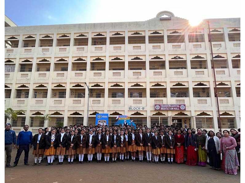 MVM Borsajai Lalmati, Guwahati: Students of Maharishi Vidya Mandir Borsajai Lalmati Guwahati partcipated at Pariksha Pe Charcha 2024.