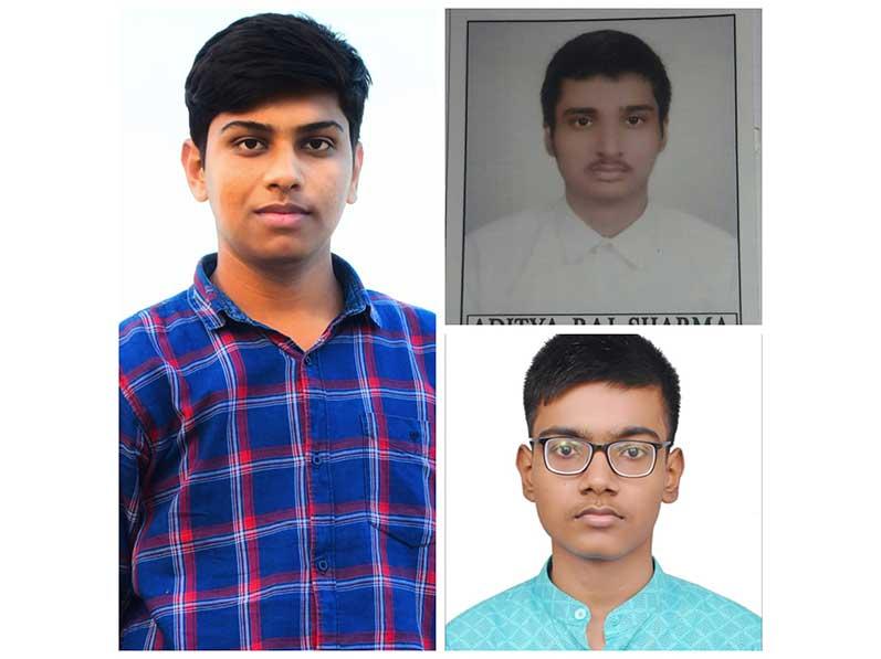 MVM Prayagraj Naini:  Maharishi Vidya Mandir Naini Prayagraj students Master Anurag Mishra scored 98.8 percentile, Mast Satvik Singh 96.9 percentile and 
Master Aditya Raj Sharma scored 94.3 percentile in IIT JEE Advanced.