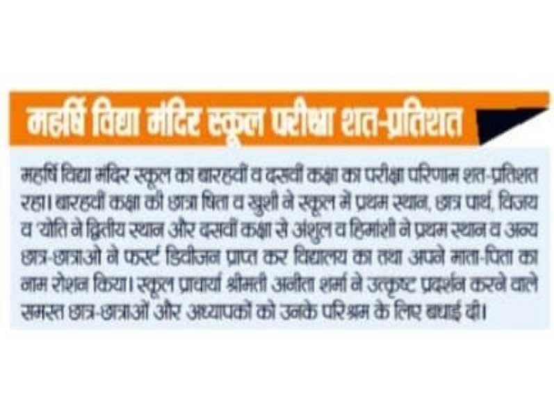 MVM Result News.