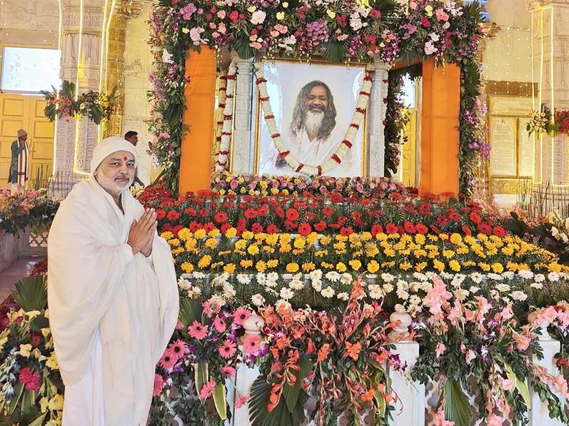 Its a great opportunity given by His Holiness Maharishi Mahesh Yogi ji to visit Maharishi Smarak at Sangam Prayagraj. Great joy and blessings.