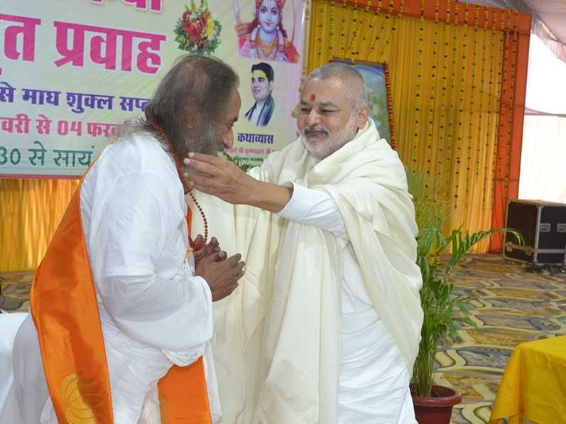 Sri Sri 1008 Ravi Shankar Ji, the founder of Art of Living organisation and program has visited Maharishi Ashram and Maharishi Smarak at Sangamtat Prayagraj.