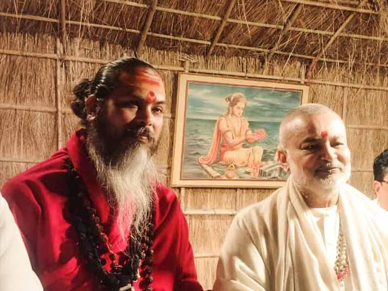 Brahmachari Girish Ji , Shri Ved Prakash Sharma and Shri Ramdev Dube has met and greeted Swami Rudranath Mahakal Maharaj Ji. Swami Ji has greatly admired the work done by Maharishi Ji  to bring Vedic knowledge to the world and appreciated Brahmachari Girish Ji for continuing the legacy of Maharishi Ji for future generations.  
