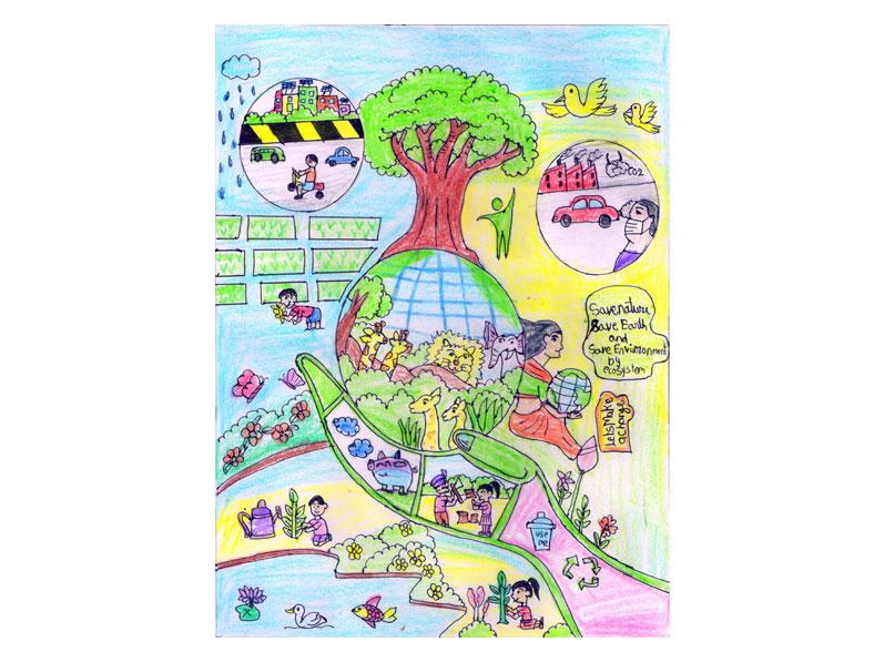 Rashi Patel, Class - VII, MVM Jabalpur - V.