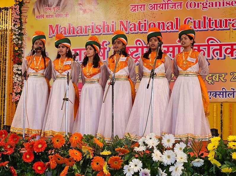 Development of knowledge retention capacity through Transcendental Meditation: Brahmachari Girish
The three-day Maharishi National Cultural Festival of Maharishi Vidya Mandir Group began in Bhopal. Brahmachari Girish Ji, Chairman of Maharishi Vidya Mandir School Group, said on this occasion that The students of Maharishi Vidya Mandir School are different from the students of other schools.