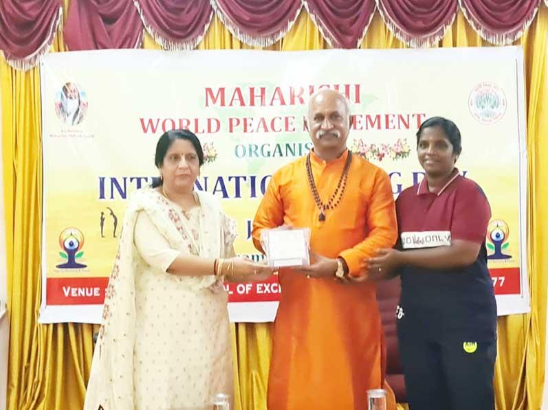Another glimpse from MSE Chennai on the 9th International Yoga Day celebration.