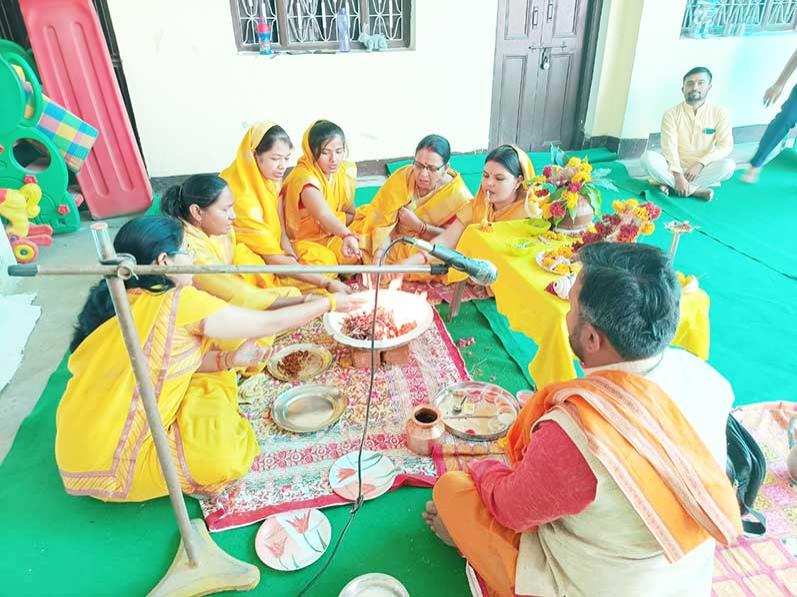 MVM Chhatarpur Sarani Gate: Akshya Tritiya Celebration.