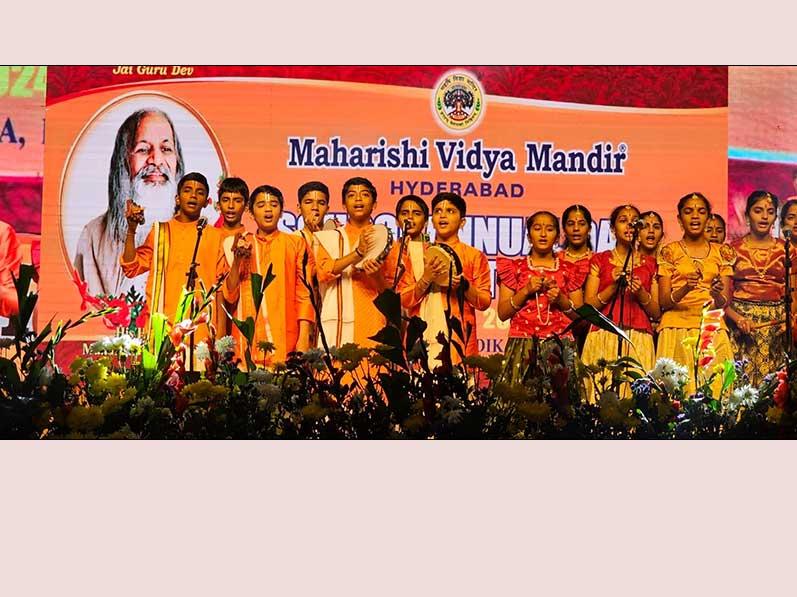 Maharishi Vidya Mandir School,  Hyderabad celebrated Annual Day in the most prestigious auditorium of Hyderabad ''Shilpakala Vedika''.