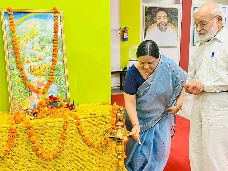 he In-Service Teachers Training Programme was inaugurated with a guru pooja at MVM Noida.