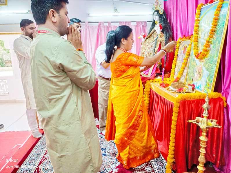 MVM Shahdol : Inauguration (Guru Pooja) at the completion day of In-service Teachers Training Program.